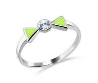 Enamel Bow Jewelry Rings NSR-130